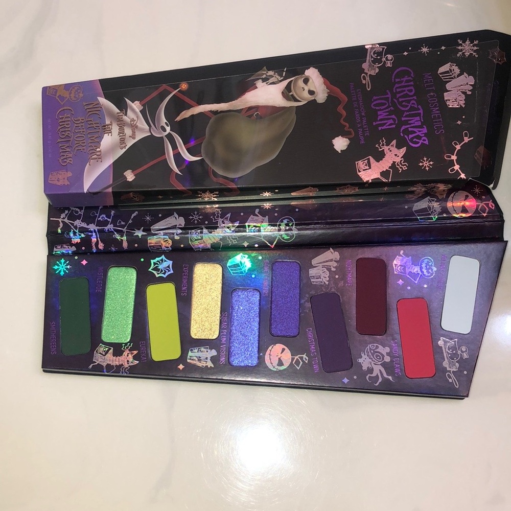Melt Cosmetics Christmas Town 10 Pan Eyeshadow Palette 18.82g NIB
